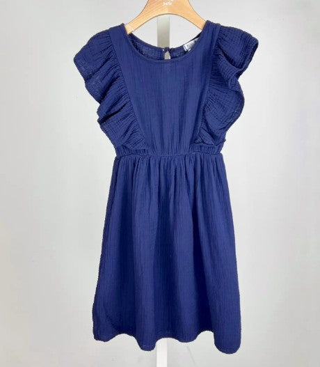 Jurk met ruches — detail 2 | Kwolly