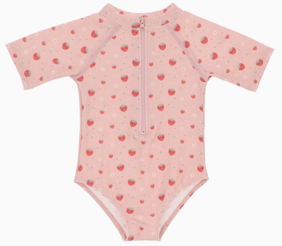 Badpak Lange Mouwen Aardbei | Kwolly België