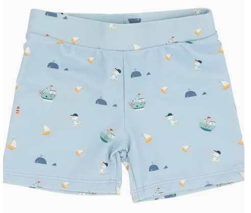 Zwemshort Vissersboten kind | Kwolly België