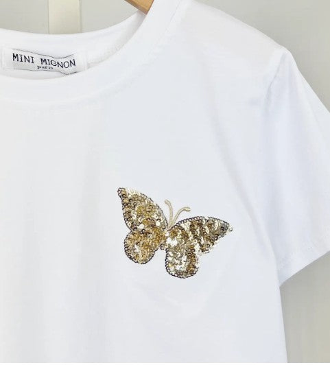 T-shirt Vlinder — detail 2 | Kwolly