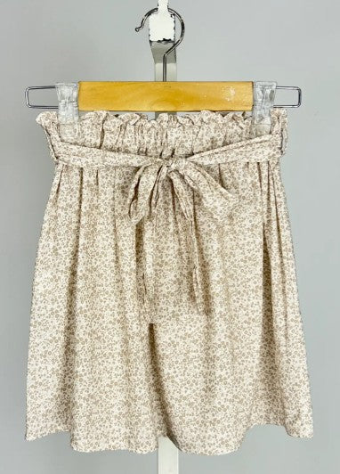 Rok Bloemen Crème meisje | Kwolly