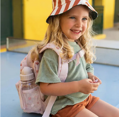 Drinkfles bloemen — detail 3 | Kwolly