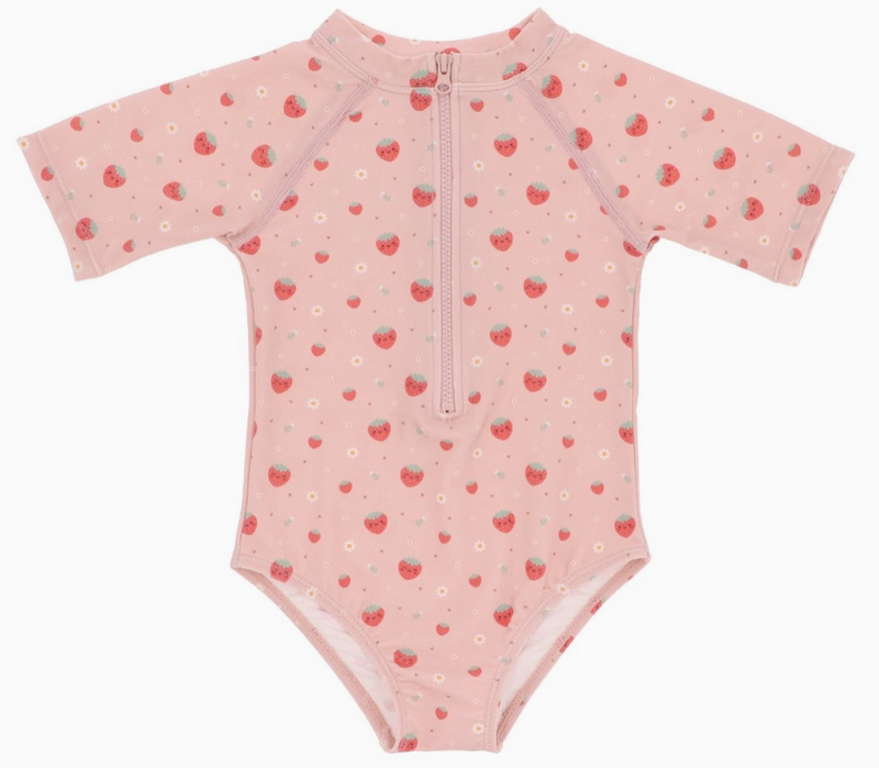 Badpak Lange Mouwen Aardbei | Kwolly België