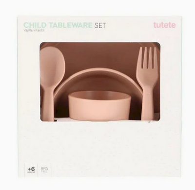 Kinderservies Lichtroze — detail 2 | Kwolly