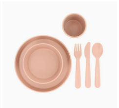 Kinderservies Lichtroze | Kwolly