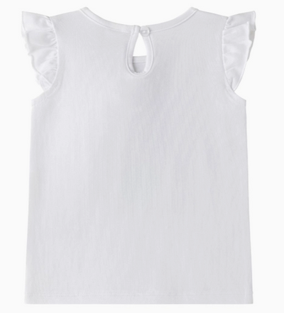 Baby T-shirt Konijntje met Haarstrik | Newness Kids