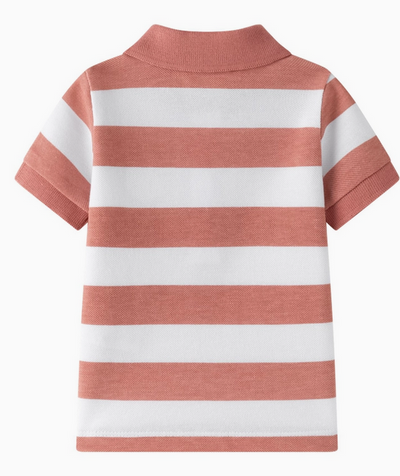 Gestreepte Baby Polo met Leeuwtje | Newness Kids