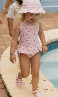 Badpak aardbeien — detail 5 | Kwolly