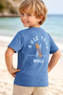 T-shirt Rule your world — detail 3 | Kwolly