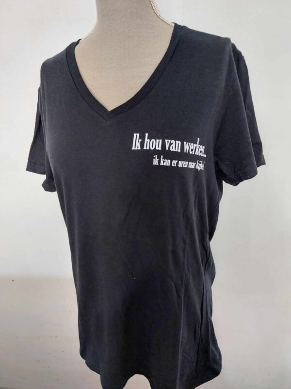T-Shirt - Ik hou van werken - Afbeelding 3
