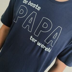 T-shirt – De beste PAPA ter wereld