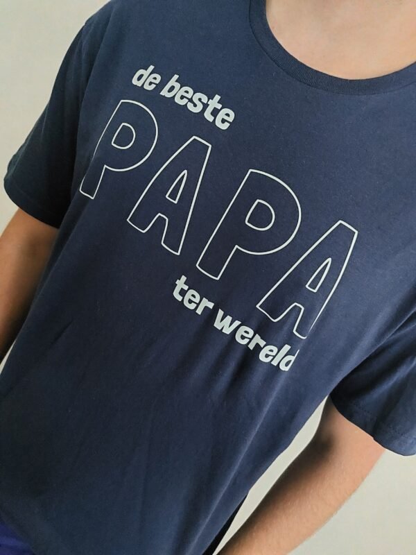 T-shirt – De beste PAPA ter wereld