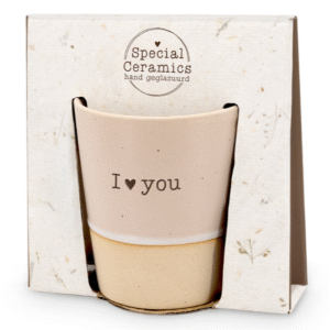 Ceramics Beker – I ❤ You