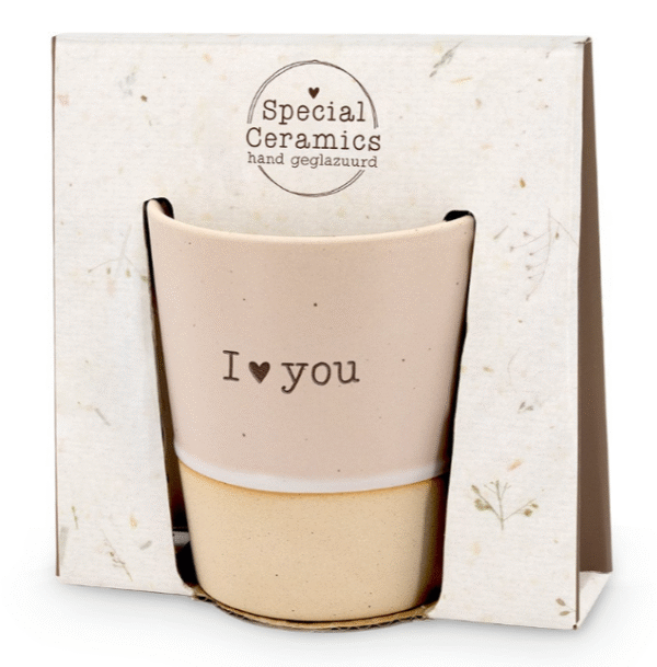 Ceramics Beker – I ❤ You