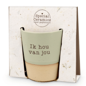 Ceramics Beker – Ik hou van jou