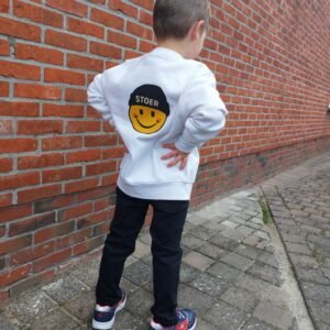 Sweater - Smiley met muts - De Stoere jongens club
