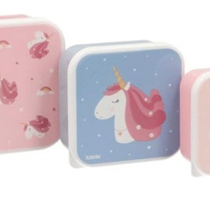 Snackdoos set 3 stuks - Eenhoorn