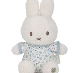 Nijntje Lucky Knuffel - Zacht konijn met bloemenprint Blauw